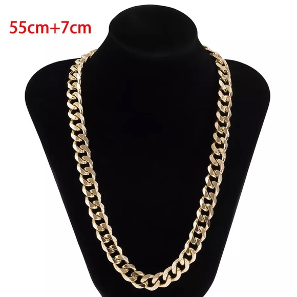 Gold Unisex Cuban Link Chain - Picture 5 of 5